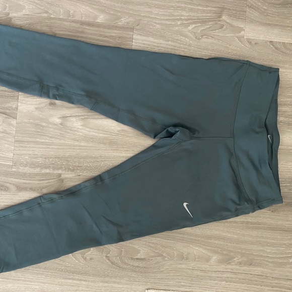 Nike Pants - Nike Mid Length Teal Leggings